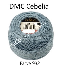 DMC Cébélia nr. 20 farve 932 gråblå udgår